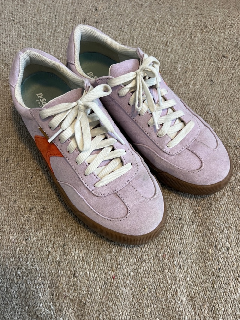 Dr Scholl’s Time Off Win sneakers Lavender and Orange